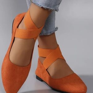 Orange, Pink, Yellow,Green,Blue,Red,White Women's Flats